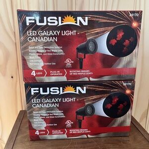 2 Nib fusion Canadian led galaxy light. Everything is included as seen in pics.